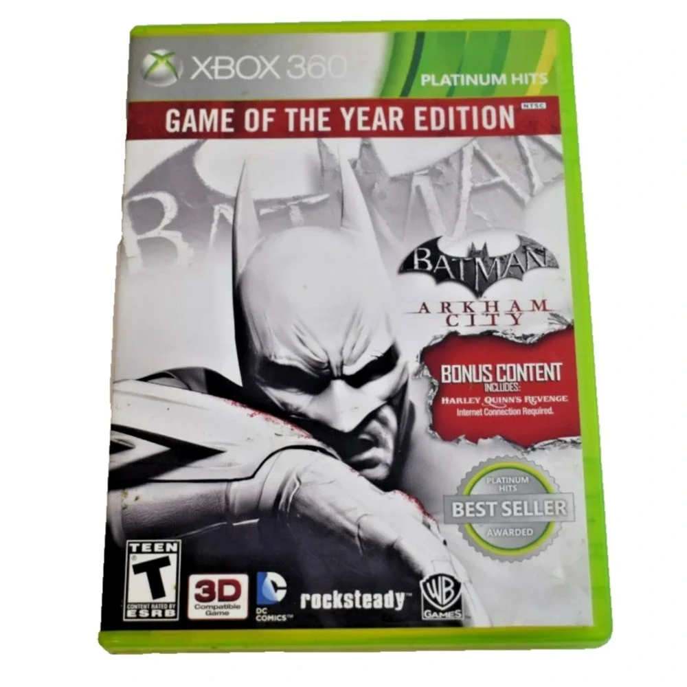 Batman: Arkham City -- Game of the Year Edition (Microsoft Xbox 360, 2012)